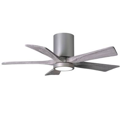 Ventilateur Plafond avec Lumière Irene-5HLK 106cm Nickel Bois Vieilli