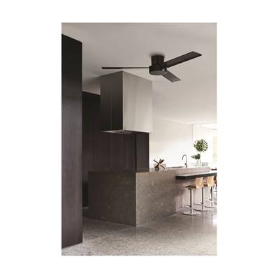 Ventilateur Plafond Bas Lagoon 132cm Noir