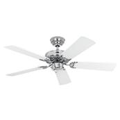 Ventilateur Plafond Royal Classic 103cm Chrom Poli Blanc