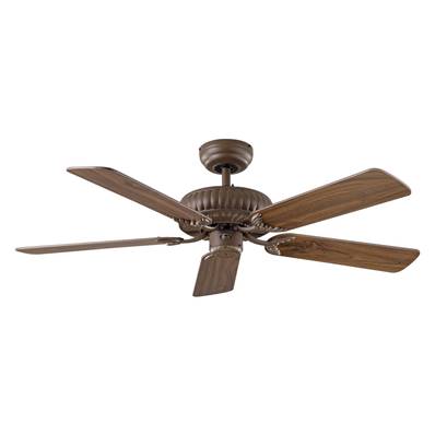 Ventilateur Plafonnier Eco Imperial 132cm Bronze Chêne Noyer