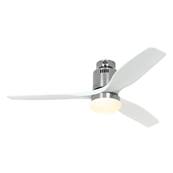 Ventilateur Plafonnier Aerodynamix Eco 132cm Chrom Blanc