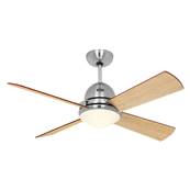 Ventilateur Plafond Libeccio 142cm et 120cm Chrom Erable Cerisier