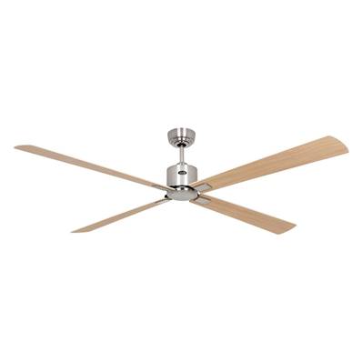 Ventilateur de Plafond Eco Neo 180cm Chromé Erable Hêtre