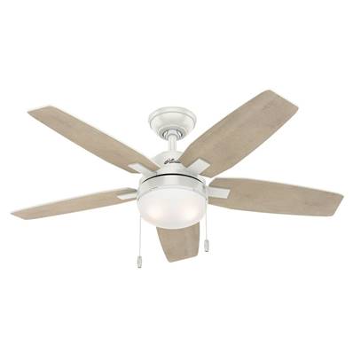 Ventilateur Plafond Arcot 117cm Blanc Pin