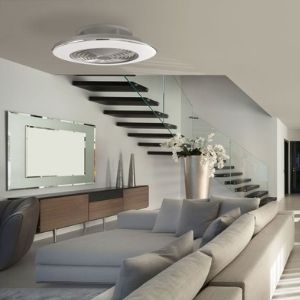 alisio ventilateur plafond avec télécommande et luminaire